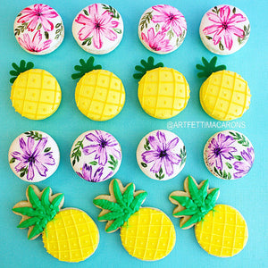 Pineapple Theme Macarons