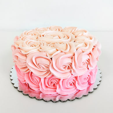 Rosette Cake (Style #B4) READ ITEM DESCRIPTION AT BOTTOM OF PAGE