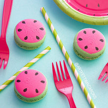 Watermelon Macarons